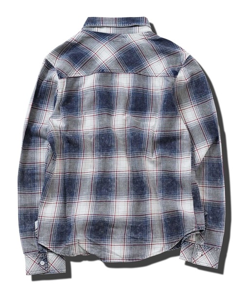 jiggys shop(ジギーズショップ)の「インディゴチェックシャツ(シャツ/ブラウス・メンズ・ブルー系その他/レッド・MEDIUM/LARGE/X-LARGE)」の6枚目の写真