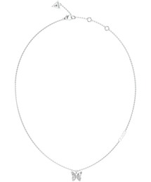 Guess | "CHRYSALIS 16-18 Pave Butterfly Necklace"" アクセサリー ネックレス"(ネックレス)