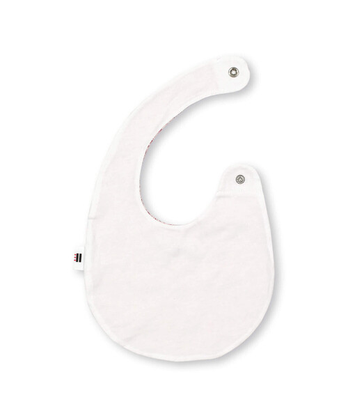 birthday party（バースデイパーティー）の「【お揃い】天竺ペイズリー花プリントスタイ（スタイ/よだれかけ・キッズ・グリーン系その他/ピンク系その他・FREE）」の3枚目の写真