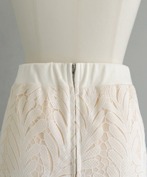 &g'aime（アンジェム）の「【&g’aime】シアーレースタイトスカート（スカート・レディース・アイボリー/ブラック・FREE）」の16枚目の写真