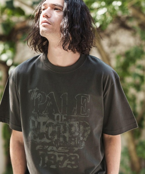 CAMBIO(カンビオ)の「mt8945- スタンダードシルエットプリントTシャツ(PALE)(Tシャツ/カットソー・メンズ・ネイビー/スミクロ/ホワイト・S/M/L/XL)」の11枚目の写真