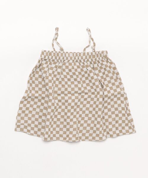 【セール】【Bs】【it】【Rylee＋Cru】SAHARA MINI DRESS || OLIVE CHECK（ワンピース）｜Rylee + Cru（ライリーアンドクルー）