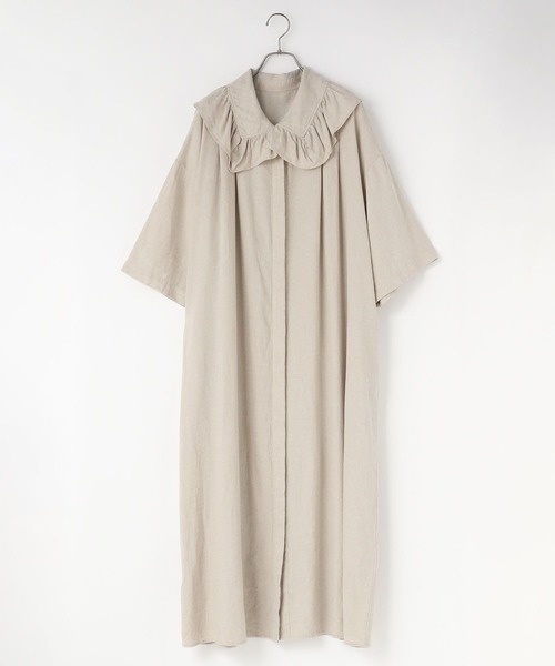 LOWRYS FARM 【yuw】リネンショールカラーＳＨワンピース 楽天市場】【SALE／30%OFF】【yuw】リネンショールカラーSH