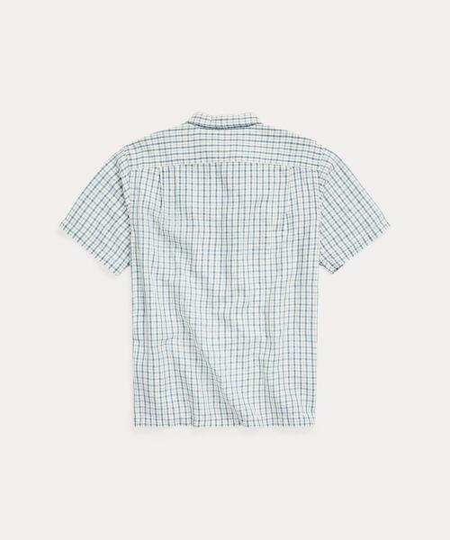 RRL（ダブル アール エル）の「チェックド コットンリネン キャンプ