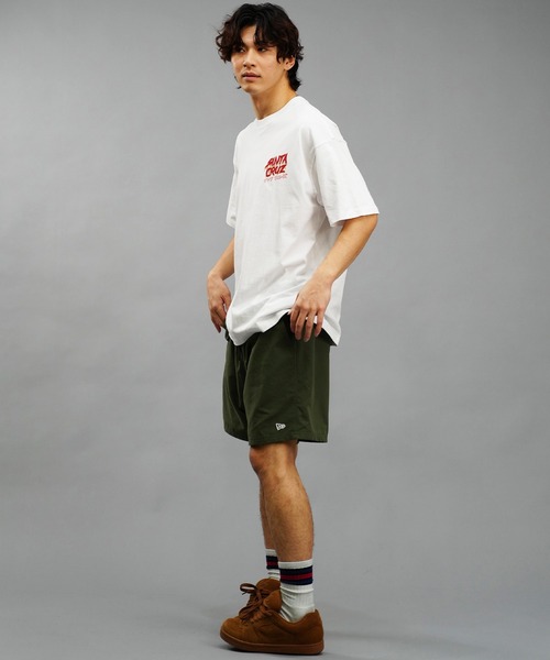 SANTA CRUZ（サンタクルーズ）の「【ムラサキスポーツ限定】SANTACRUZ/サンタクルーズ 半袖Tシャツ 麻柄 カタカナ 502241417（Tシャツ/カットソー・メンズ・ブラック/ホワイト・M/L/XL）」の5枚目の写真