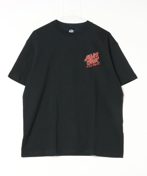 SANTA CRUZ（サンタクルーズ）の「【ムラサキスポーツ限定】SANTACRUZ/サンタクルーズ 半袖Tシャツ 麻柄 カタカナ 502241417（Tシャツ/カットソー・メンズ・ブラック/ホワイト・M/L/XL）」の17枚目の写真