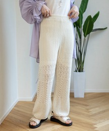 LEPSIM | 7ゲージパッチワークニットパンツ　105090(その他パンツ)