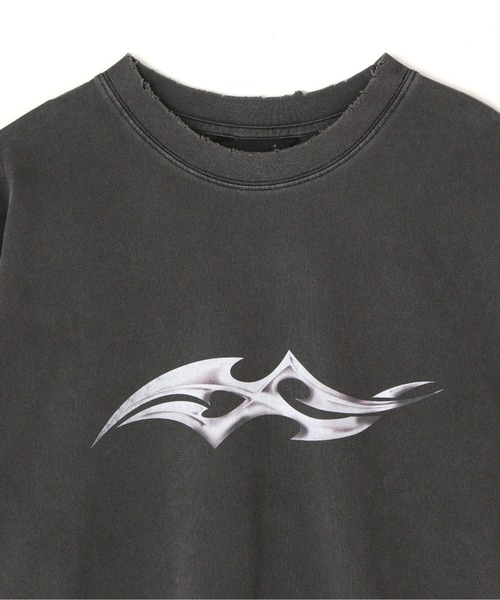 WHITELAND（ホワイトランド）の「WHITELAND/ホワイトランド/トライバルTシャツ（Tシャツ/カットソー・メンズ・ブラック・F）」の8枚目の写真