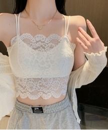 【MASHIRO】レースキャミトップ