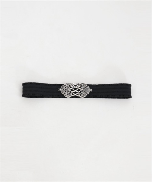 axes femme POETIQUE（アクシーズファムポエティック）の「レースアップリボンゴムベルト（ベルト・レディース・アンティークゴールド/アンティークシルバー・FREE）」の11枚目の写真