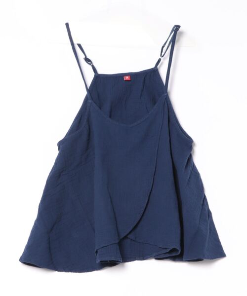 チャイハネ（チャイハネ）の「【チャイハネ】ダブルガーゼコットンキャミソール（キャミソール・レディース・マスタード/ブラック/ホワイト/ピンク/ネイビー・FREE）」の4枚目の写真