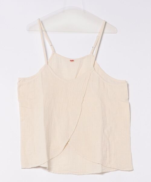 チャイハネ（チャイハネ）の「【チャイハネ】ダブルガーゼコットンキャミソール（キャミソール・レディース・マスタード/ブラック/ホワイト/ピンク/ネイビー・FREE）」の2枚目の写真