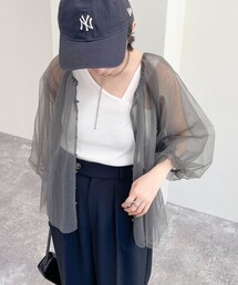 fredy emue | チュール2WAYボリュームブラウス(シャツ/ブラウス)