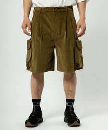 430 | mp12348-ESLOT CORD CARGO SHORTS カーゴショーツ(その他パンツ)