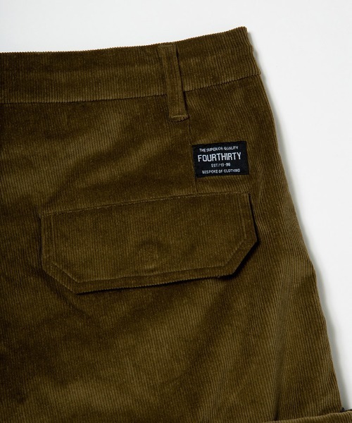 430(フォーサーティ)の「mp12348-ESLOT CORD CARGO SHORTS カーゴショーツ(その他パンツ・メンズ・ブラック/カーキ/ブルー系その他・0/1/2/3)」の17枚目の写真