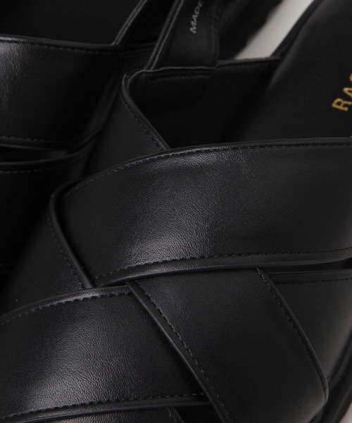 RAGEBLUE(レイジブルー)の「シンセティックレザー/クロスストラップサンダル(サンダル・メンズ・ベージュ/ブラック・LARGE/MEDIUM)」の16枚目の写真