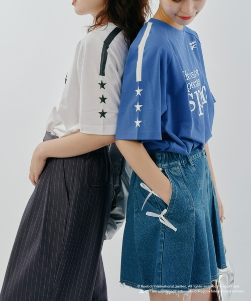 Reebok（リーボック）の「【Reebok別注】ユニフォームデザインTee（Tシャツ/カットソー・メンズ・ブラック/ホワイト/ブルー・LARGE/MEDIUM）」の8枚目の写真