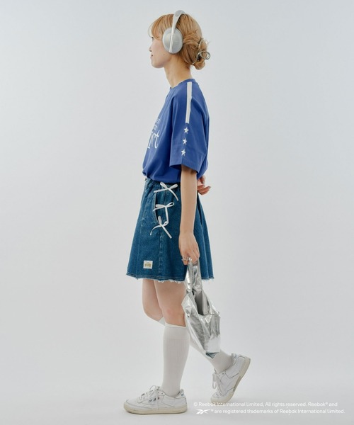 Reebok（リーボック）の「【Reebok別注】ユニフォームデザインTee（Tシャツ/カットソー・メンズ・ブラック/ホワイト/ブルー・LARGE/MEDIUM）」の18枚目の写真