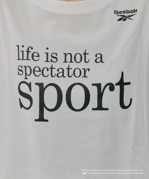 Reebok（リーボック）の「【Reebok別注】ユニフォームデザインTee（Tシャツ/カットソー・メンズ・ブラック/ホワイト/ブルー・LARGE/MEDIUM）」の15枚目の写真