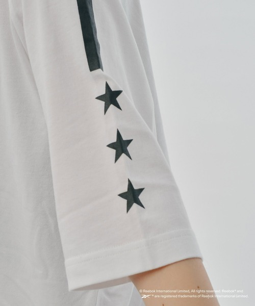 Reebok（リーボック）の「【Reebok別注】ユニフォームデザインTee（Tシャツ/カットソー・メンズ・ブラック/ホワイト/ブルー・LARGE/MEDIUM）」の16枚目の写真