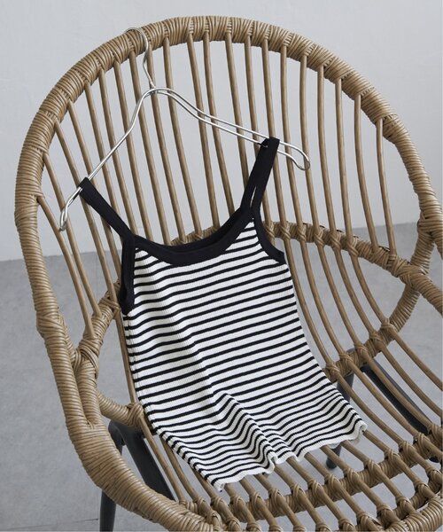 VENCEEXCHANGE（ヴァンスエクスチェンジ）の「ボーダー配色キャミソール（キャミソール・レディース・ブラウン/オフホワイト/ピンク/ブラック/グリーン・FREE）」の2枚目の写真