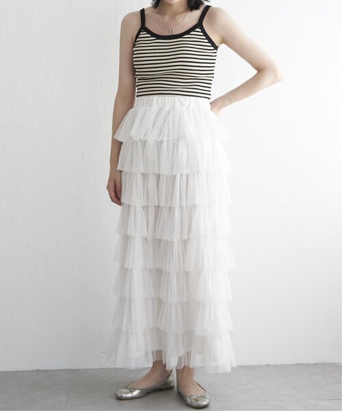 VENCEEXCHANGE（ヴァンスエクスチェンジ）の「ボーダー配色キャミソール（キャミソール・レディース・ブラウン/オフホワイト/ピンク/ブラック/グリーン・FREE）」の18枚目の写真