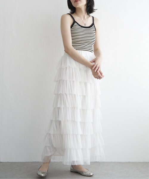 VENCEEXCHANGE（ヴァンスエクスチェンジ）の「ボーダー配色キャミソール（キャミソール・レディース・ブラウン/オフホワイト/ピンク/ブラック/グリーン・FREE）」の20枚目の写真