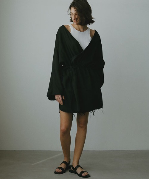 新品タグ付き ETRE TOKYO ガーゼワッシャーカシュクールトップス ETRE TOKYO（エトレトウキョウ）の「ガーゼワッシャー