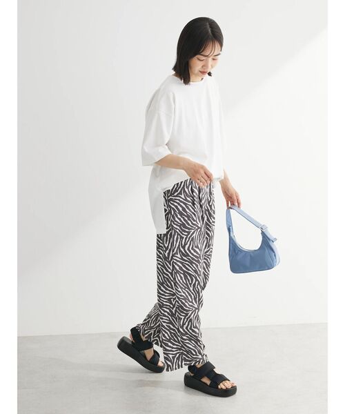 Green　Parks（グリーンパークス）の「冷っとすずやか　バックカシュクールチュニック（チュニック・レディース・ダークパープル/ライトベージュ/ブラック/オフホワイト/ダークグレー・FREE）」の11枚目の写真