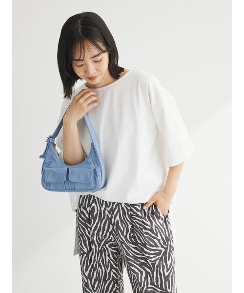 Green　Parks（グリーンパークス）の「冷っとすずやか　バックカシュクールチュニック（チュニック・レディース・ダークパープル/ライトベージュ/ブラック/オフホワイト/ダークグレー・FREE）」の14枚目の写真