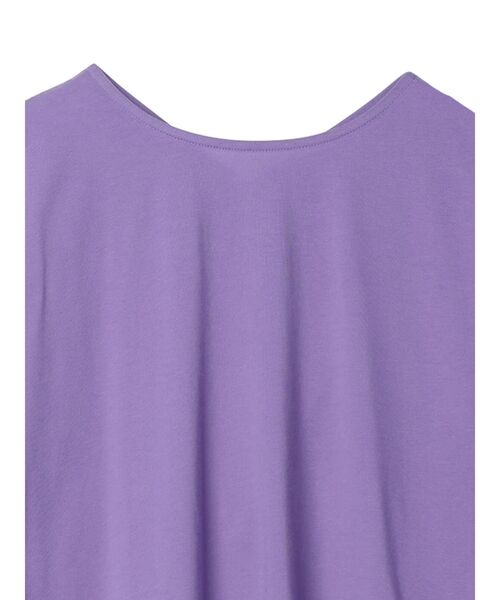 Green　Parks（グリーンパークス）の「冷っとすずやか　バックカシュクールチュニック（チュニック・レディース・ダークパープル/ライトベージュ/ブラック/オフホワイト/ダークグレー・FREE）」の19枚目の写真