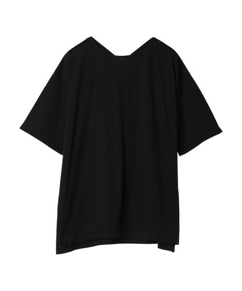 Green　Parks（グリーンパークス）の「冷っとすずやか　バックカシュクールチュニック（チュニック・レディース・ダークパープル/ライトベージュ/ブラック/オフホワイト/ダークグレー・FREE）」の7枚目の写真