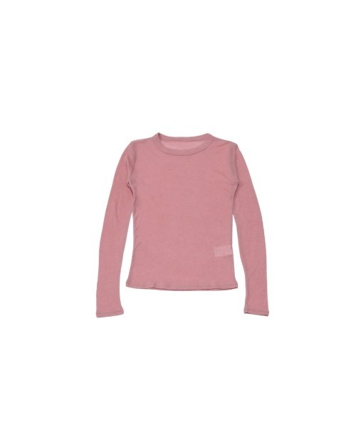 Uenui(ウニュイ)の「【ZOZO限定】ソフト シアー トップス 透け感 シンプル インナー(Tシャツ/カットソー・レディース・ホワイト/ピンク/ブルー/グレー/ブラック・FREE)」の19枚目の写真