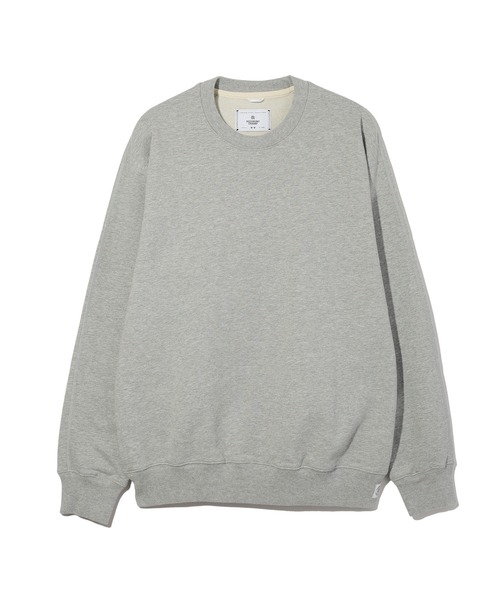 REIGNING CHAMP（レイニングチャンプ）の「Reigning Champ MIDWEIGHT TERRY RELAXED CREWNECK RC-3718（スウェット・メンズ・ブラック/ライトグレー・S/M/L）」の2枚目の写真