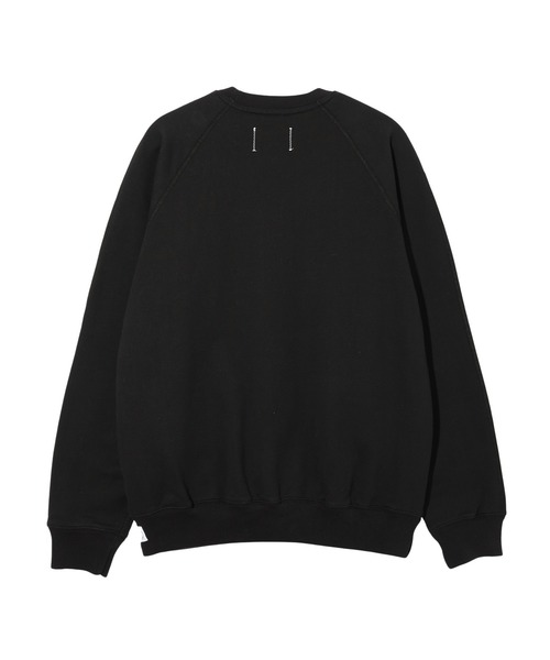 REIGNING CHAMP（レイニングチャンプ）の「Reigning Champ MIDWEIGHT TERRY RELAXED CREWNECK RC-3718（スウェット・メンズ・ブラック/ライトグレー・S/M/L）」の5枚目の写真