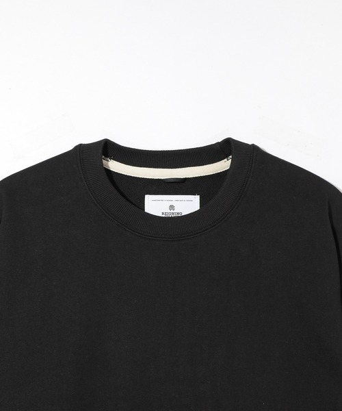 REIGNING CHAMP（レイニングチャンプ）の「Reigning Champ MIDWEIGHT TERRY RELAXED CREWNECK RC-3718（スウェット・メンズ・ブラック/ライトグレー・S/M/L）」の6枚目の写真
