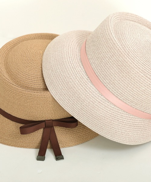 Little&More(リトルアンドモア)の「リボンバケットハット(ハット・レディース・ベージュ/カーキ/ライトパープル/ブラック・FREE)」の21枚目の写真