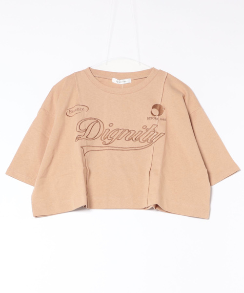 archives（アルシーヴ）の「リメイク刺繍ロゴＴｅｅ（Tシャツ/カットソー・レディース・オレンジ/ブラック/オフホワイト/チャコールグレー・MEDIUM）」の17枚目の写真