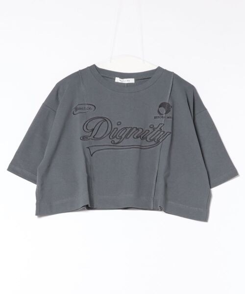 archives（アルシーヴ）の「リメイク刺繍ロゴＴｅｅ（Tシャツ/カットソー・レディース・オレンジ/ブラック/オフホワイト/チャコールグレー・MEDIUM）」の18枚目の写真