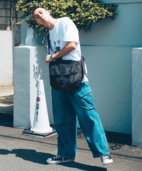 RAGEBLUE（レイジブルー）の「ベルト付きショルダーバッグ（ショルダーバッグ・メンズ・ブラック・FREE）」の2枚目の写真