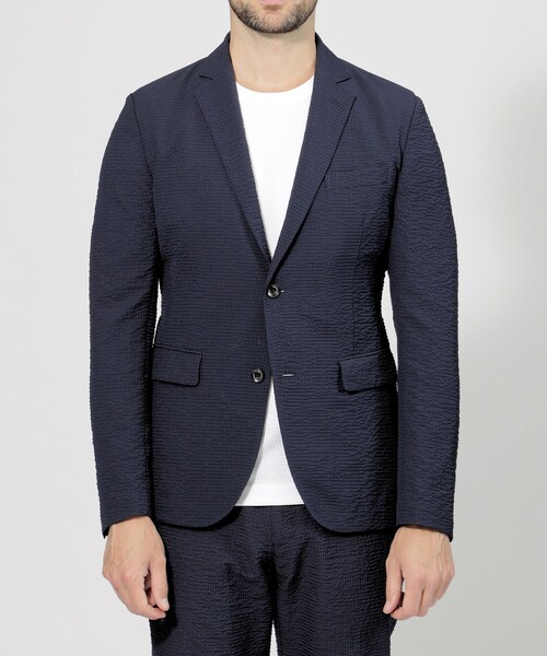 EPOCA UOMO(エポカウォモ)の「シアサッカージャケット(テーラードジャケット・メンズ・ダークネイビー/ベージュ系その他3・46/48)」の11枚目の写真