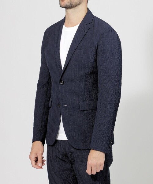 EPOCA UOMO(エポカウォモ)の「シアサッカージャケット(テーラードジャケット・メンズ・ダークネイビー/ベージュ系その他3・46/48)」の10枚目の写真