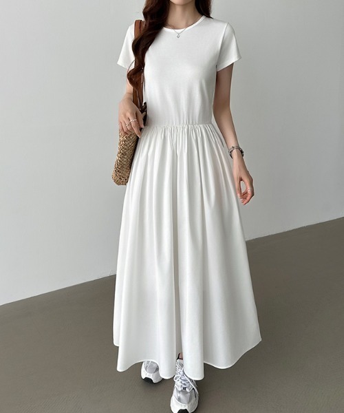 セール】【選べる2タイプ】 ドッキングワンピース ノースリーブ