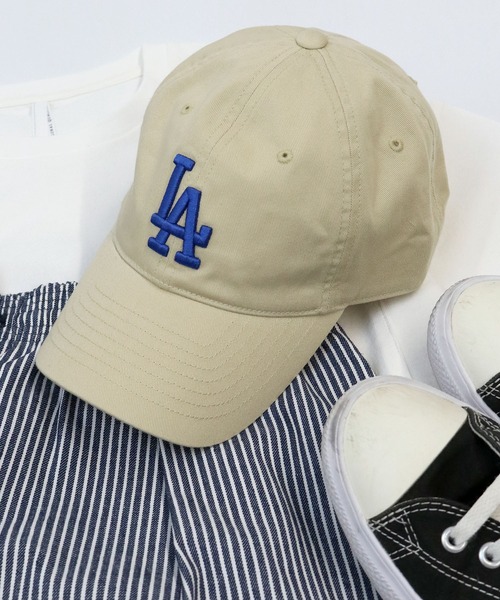 MLB Korea（エムエルビーコリア）の「日本未発売 MLB Korea N-COVER BALL CAP（キャップ・メンズ・ネイビー/ベージュ系その他/アイボリー/ベージュ/ブルー系その他/キャメル・FREE）」の2枚目の写真
