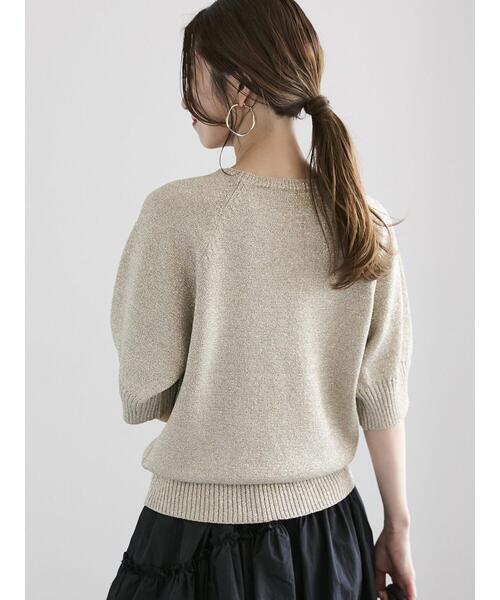 Te chichi（テチチ）の「アラインドグリッターニット（ニット