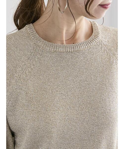 Te chichi（テチチ）の「アラインドグリッターニット（ニット/セーター・レディース・シルバー/ブラック/ゴールド・F）」の17枚目の写真