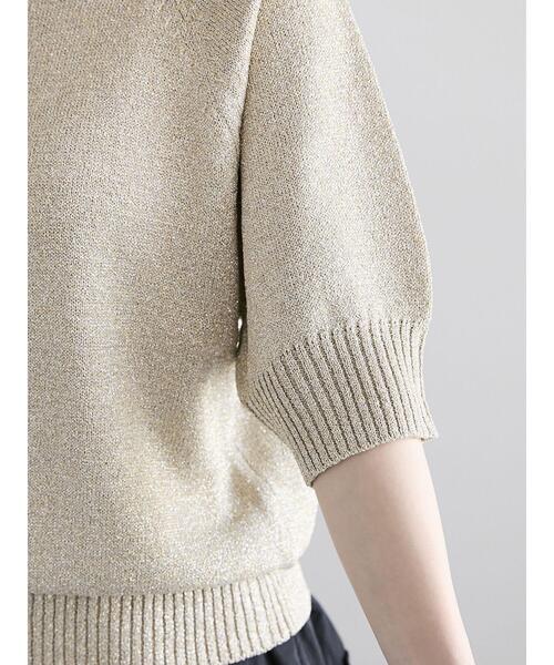 Te chichi（テチチ）の「アラインドグリッターニット（ニット/セーター・レディース・シルバー/ブラック/ゴールド・F）」の18枚目の写真