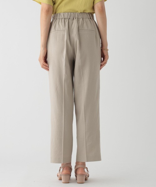 Elura（エルーラ）の「リッチリネンブレンドワイドストレートパンツ/120812（その他パンツ・レディース・ダークネイビー/ライトベージュ・LARGE/SMALL/MEDIUM）」の18枚目の写真