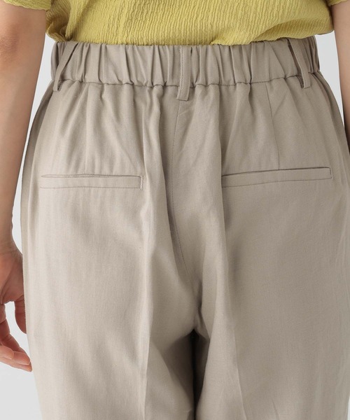 Elura（エルーラ）の「リッチリネンブレンドワイドストレートパンツ/120812（その他パンツ・レディース・ダークネイビー/ライトベージュ・LARGE/SMALL/MEDIUM）」の14枚目の写真