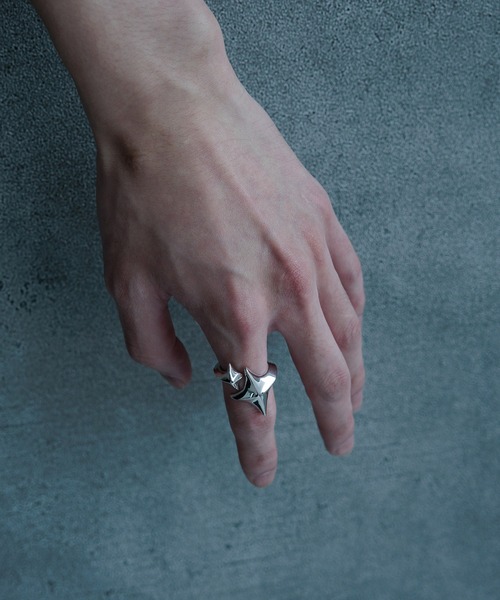 HARE(ハレ)の「【UNDERGROUND MODE】デュアルスターリング(HARE)(リング・メンズ・シルバー・FREE)」の9枚目の写真